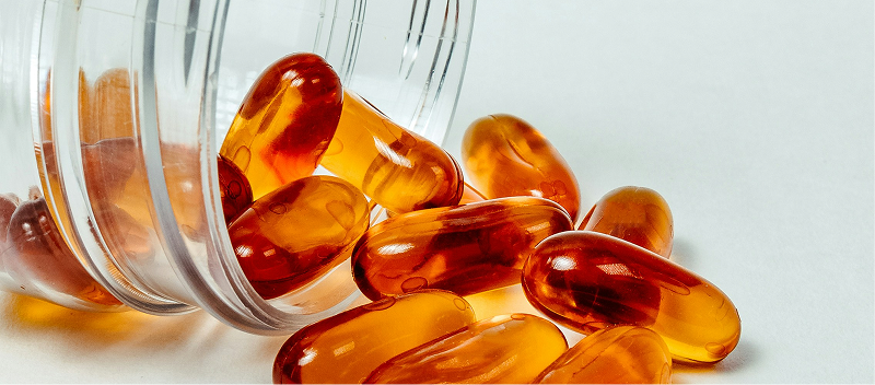 Gel capsules.